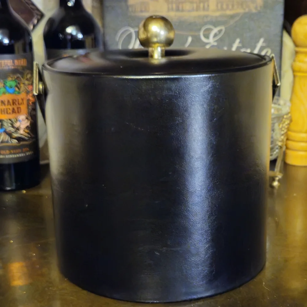 Vintage Couroc of Monterey Quail Ice Bucket